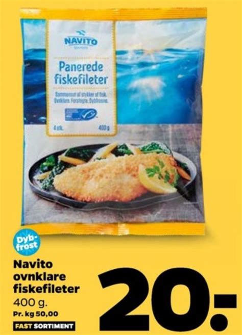 navito panerede rødspættefileter|Fiskefilet